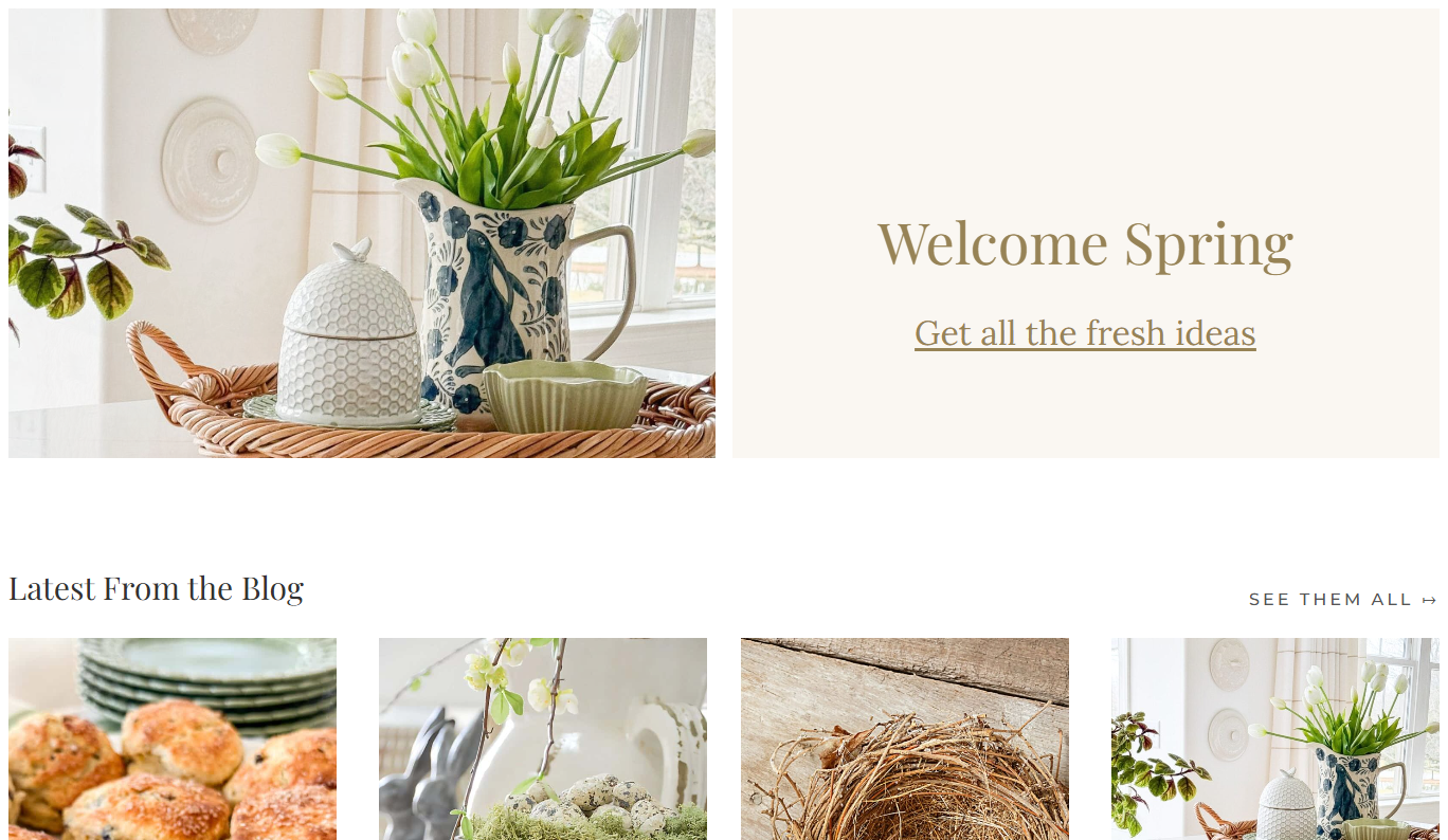 Replace your income with this Interior Design and Recipe blog