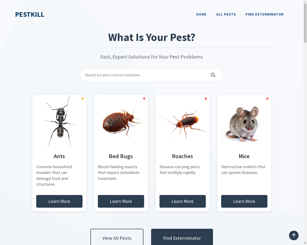 Pest control site earning $690 per month profit